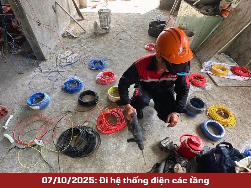 Đi hệ thống điện các tầng