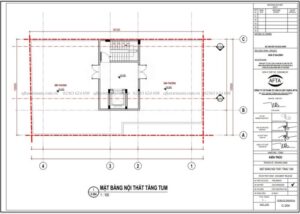 Mặt bằng công năng tầng tum