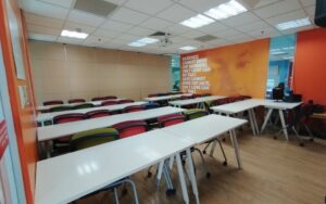 Phòng học được thiết kế trẻ trung năng động
