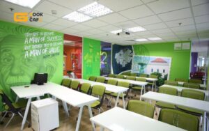 Phòng học được thiết kế trẻ trung năng động