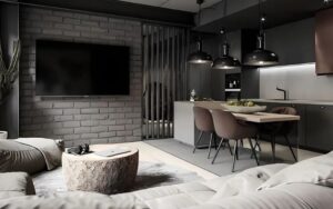 Căn hộ phong cách công nghiệp