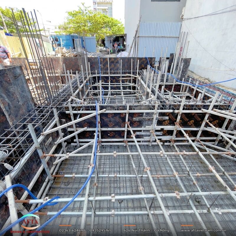 Móng bè cho khách sạn