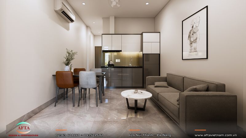 Căn hộ cho thuê phong cách hiện đại