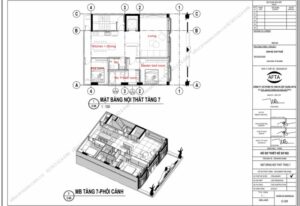 Công năng mặt bằng tầng 7