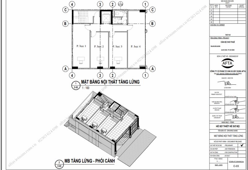 Công năng mặt bằng tầng lửng