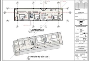 Phối cảnh mặt bằng tầng 2