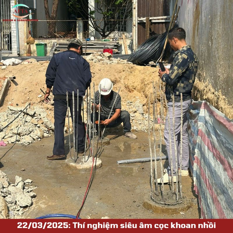 Thí nghiệm siêu âm cọc khoan nhồi