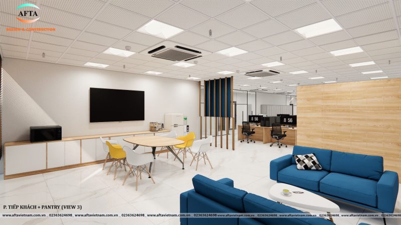 Phòng tiếp khách và Pantry văn phòng