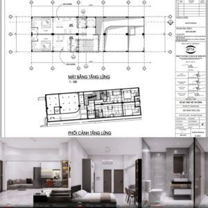 Thiết kế công năng và phối cảnh nội thất tầng lửng