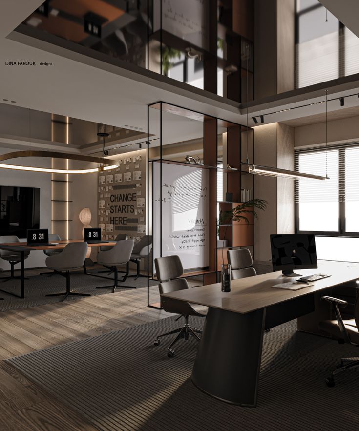 Nội thất văn phòng nhỏ tối giản