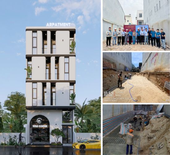 thi công căn hộ có kiến trúc độc đáo tại Đà Nẵng