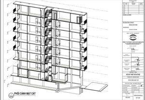 Mặt cắt căn hộ cho thuê