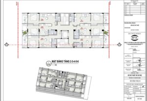Phối cảnh mặt bằng tầng 2-6