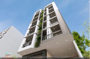 Phối cảnh ngoại thất căn hộ 7