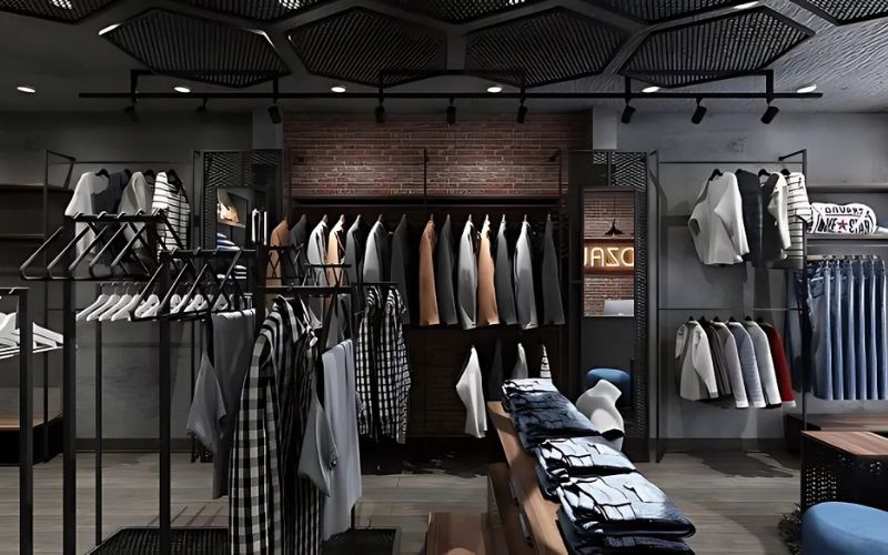 Showroom phong cách công nghiệp