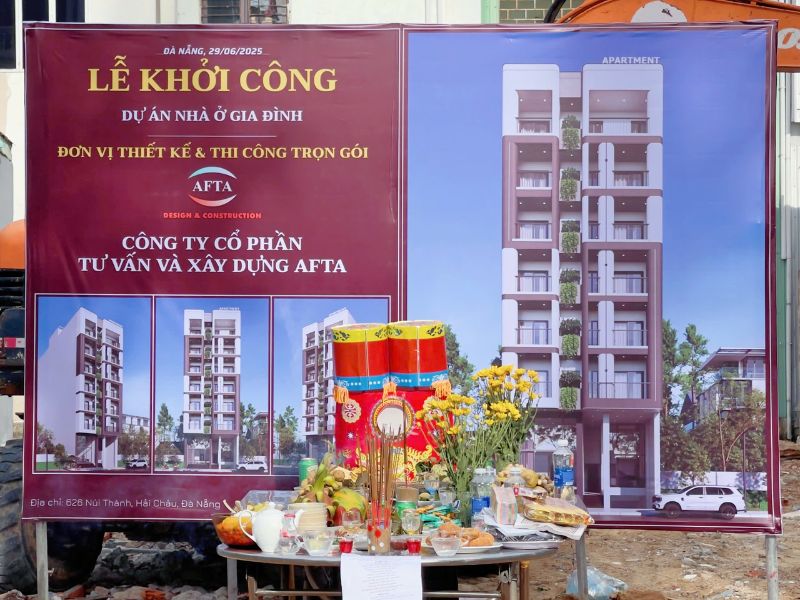 Lễ khởi công căn hộ 7 tầng