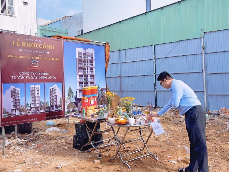 Lễ khởi công căn hộ 7 tầng