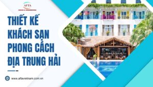 Thiết kế khách sạn phong cách Địa Trung Hải