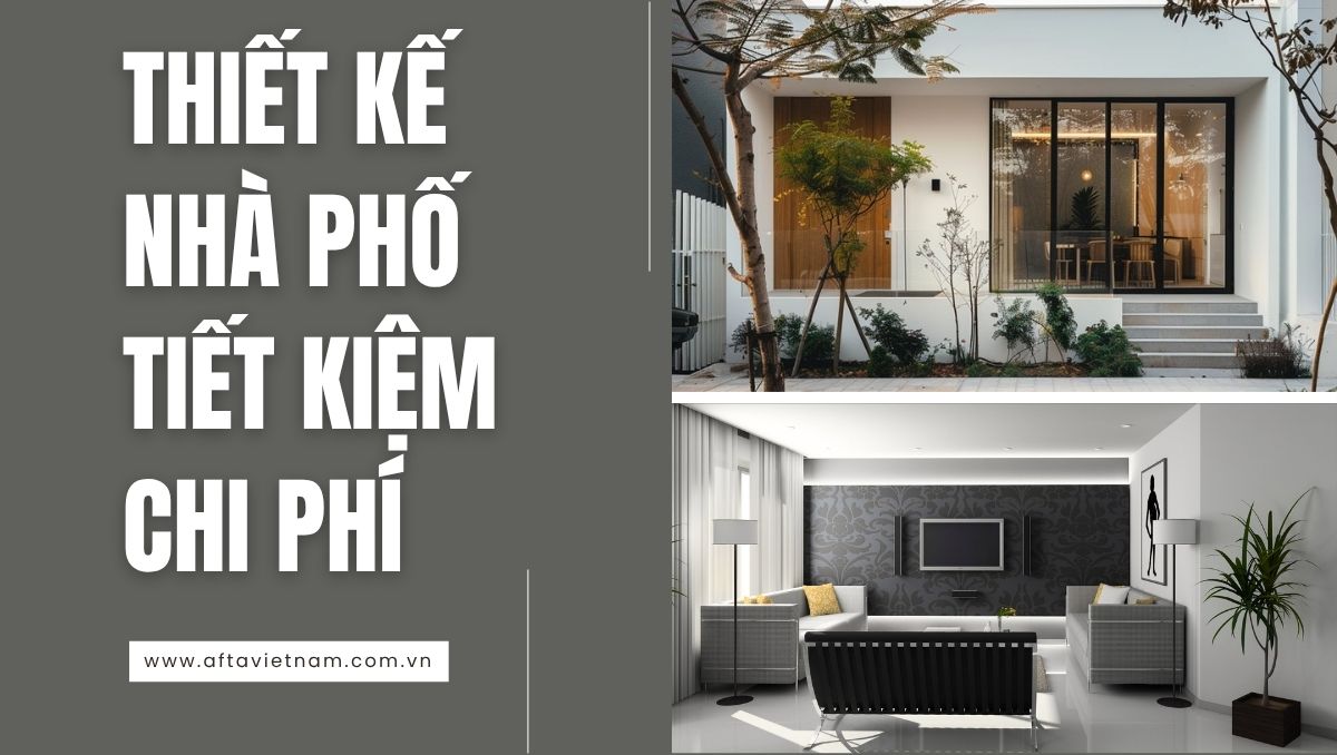 Thiết kế nhà phố tiết kiệm chi phí