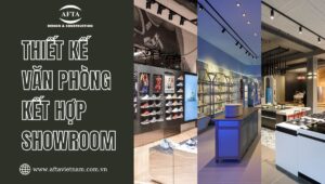 Thiết kế văn phòng kết hợp showroom