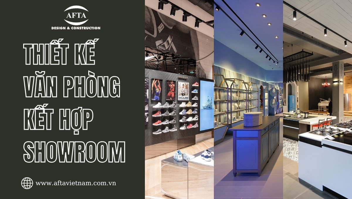 Thiết kế văn phòng kết hợp showroom