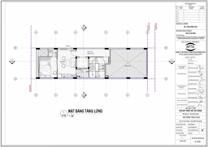 Mặt bằng căn hộ tầng lửng