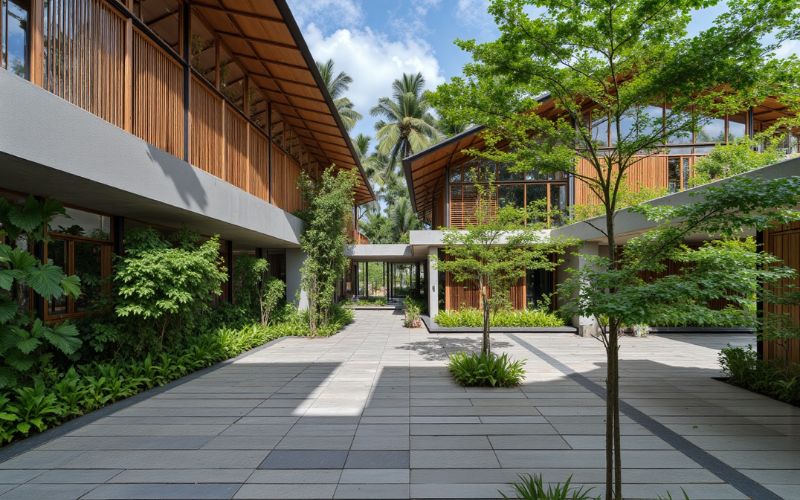 Biệt thự sân vườn kiểu resort