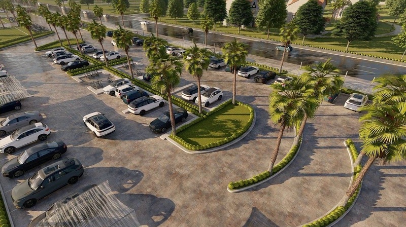 Thiết kế các bãi đỗ xe xanh cho khách sạn