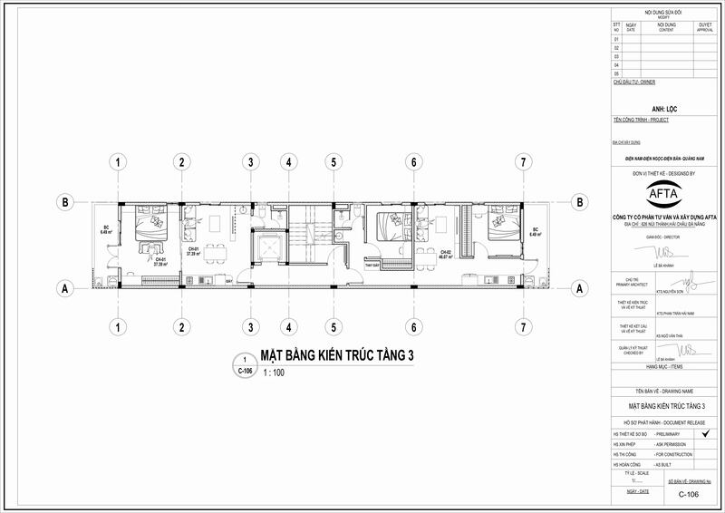 Công năng sử dụng tầng 3