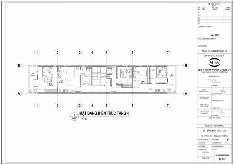 Công năng sử dụng tầng 4