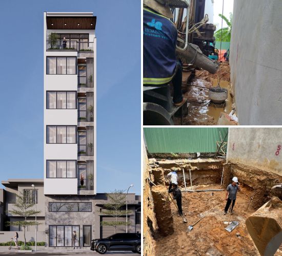 Thi công căn hộ 5x20 phong cách hiện đại tại Đà Nẵng