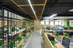 Thiết kế cây xanh để bàn làm việc