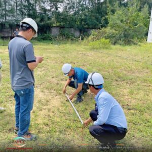 Kiểm tra và đo ranh giới đất
