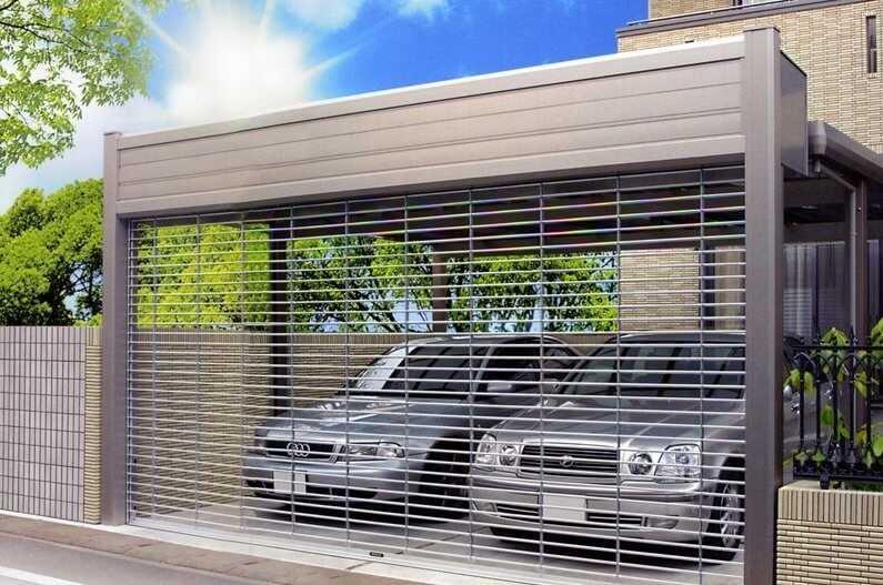 Mẫu garage oto tiền chế cho gia đình