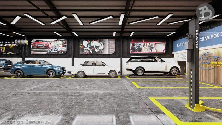 Garage oto tiền chế có thể linh động tháo rời