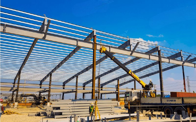 Khung nhà thép tiền chế 