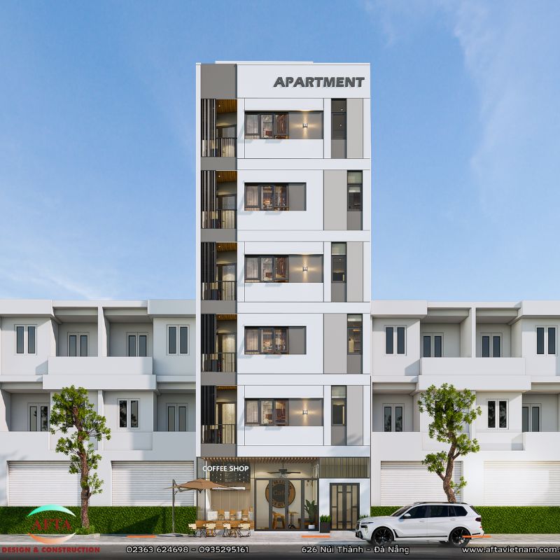 Phối cảnh ngoại thất 3D chính diện