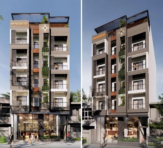 Căn hộ cho thuê 8 tầng tại Đà Nẵng