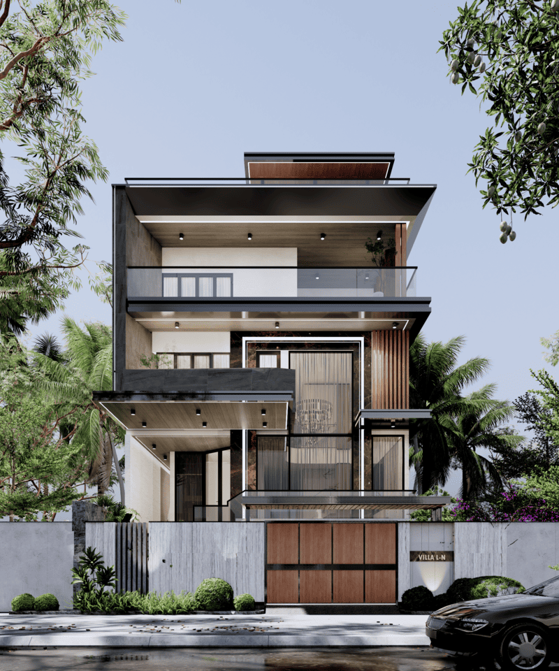 Thiết kế căn biệt thự tại Hòa Xuân