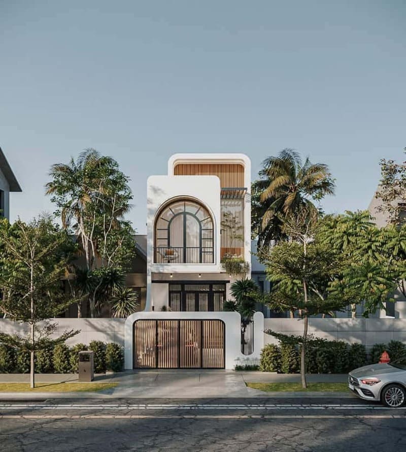 Ưu điểm mẫu nhà phố 2 tầng