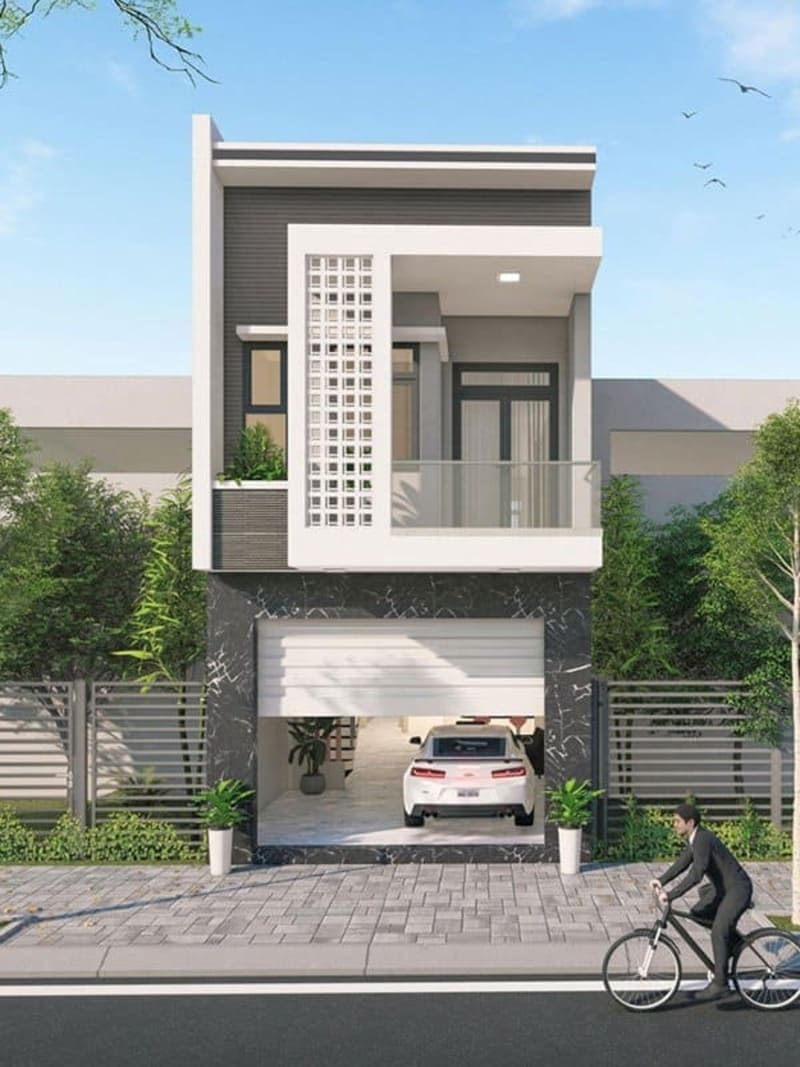 Phong cách mẫu nhà có ban công