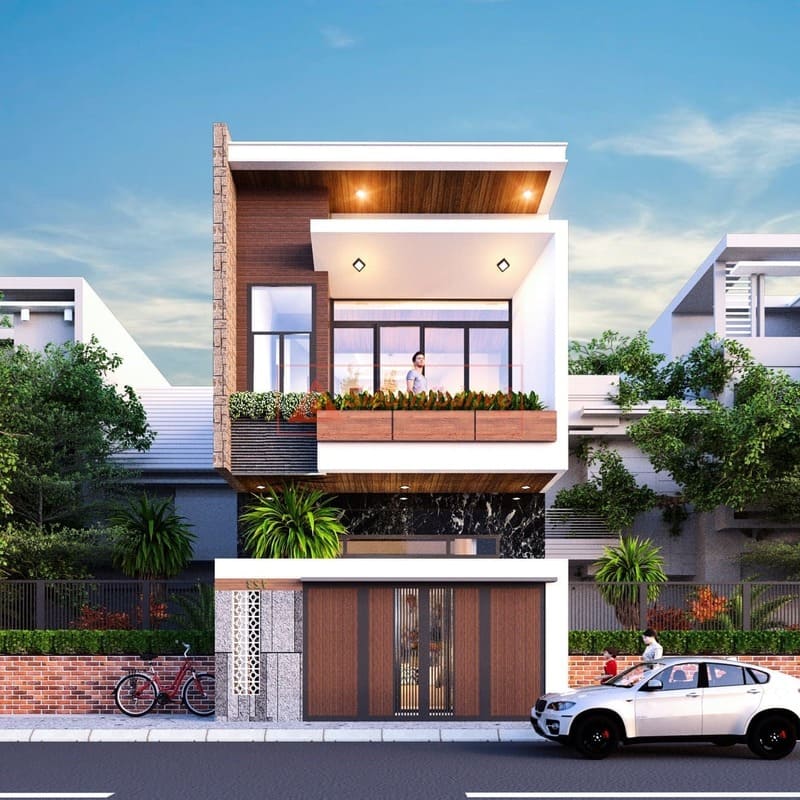 Nhà phố 2 tầng hiện đại