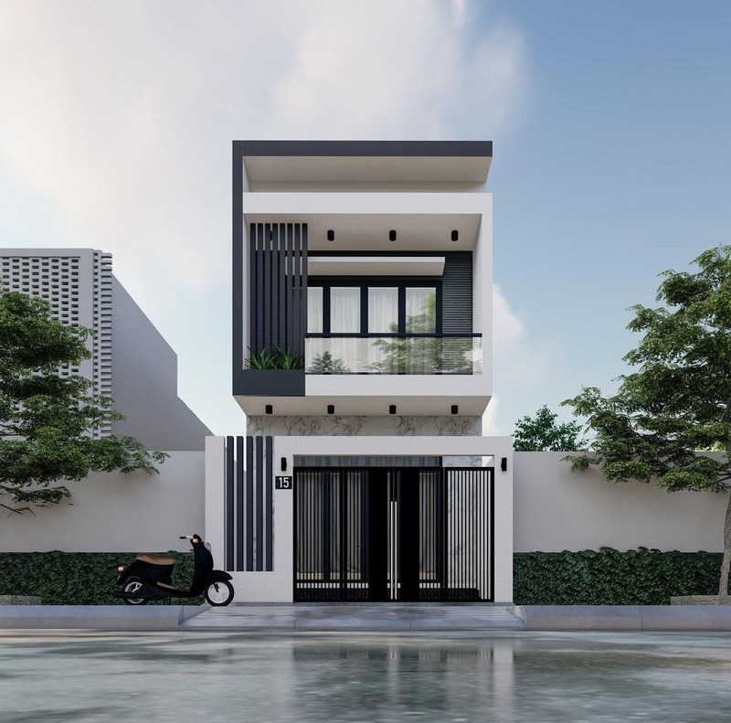 Xu hướng thiết nhà phố 2 tầng mái bằng