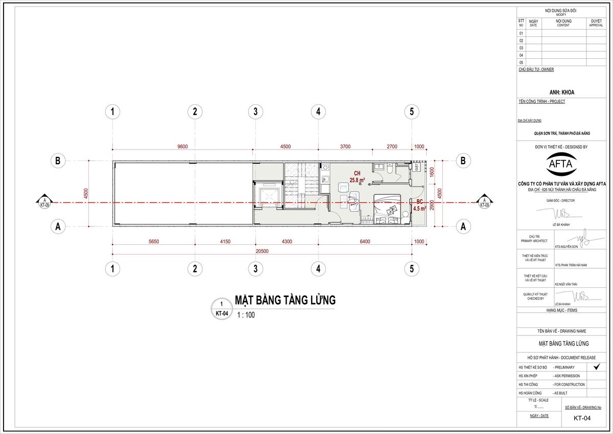 Công năng tầng 1