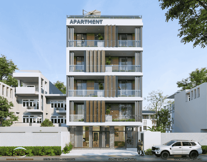 Căn hộ cho thuê 5 tầng