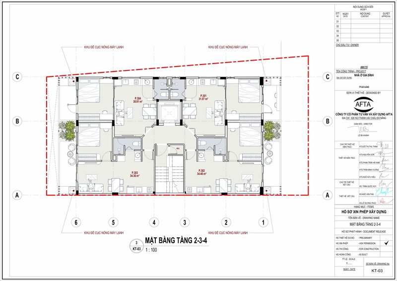 Công năng tầng 2,3,4