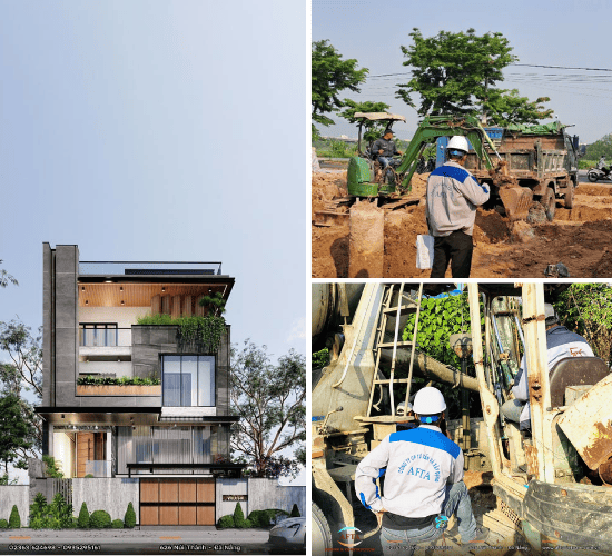 thi công biệt thự