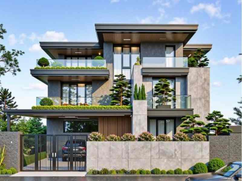 thịnh hành thi công biệt thự trọn gói