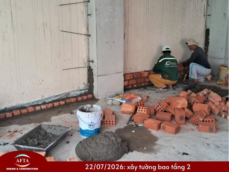 thi công tường nhà anh tú