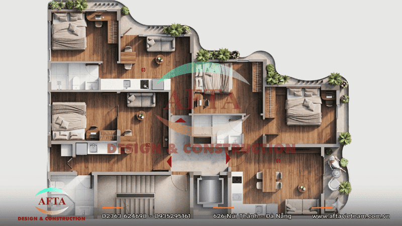 Bí quyết thiết kế nên tòa nhà căn hộ cho thuê